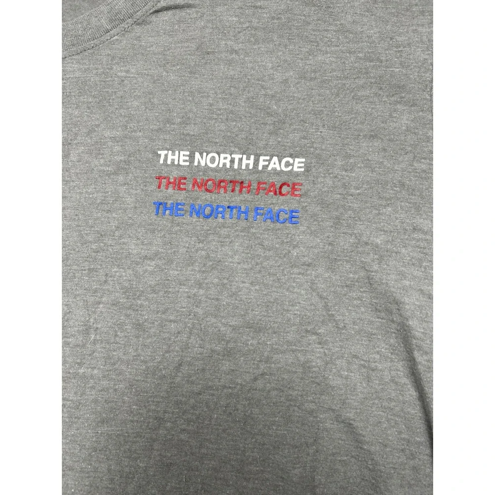 The North Face T-Shirt Cotton Poly Heather Gray XL Mens